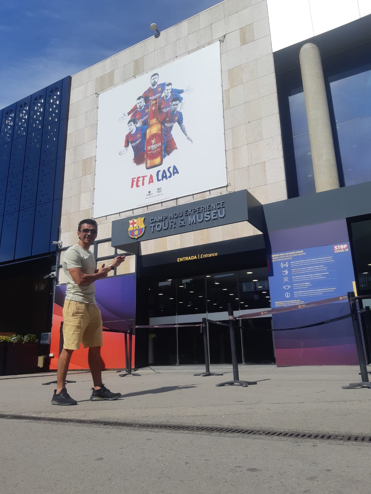 Entrada do Camp Nou Experience Tour & Museu