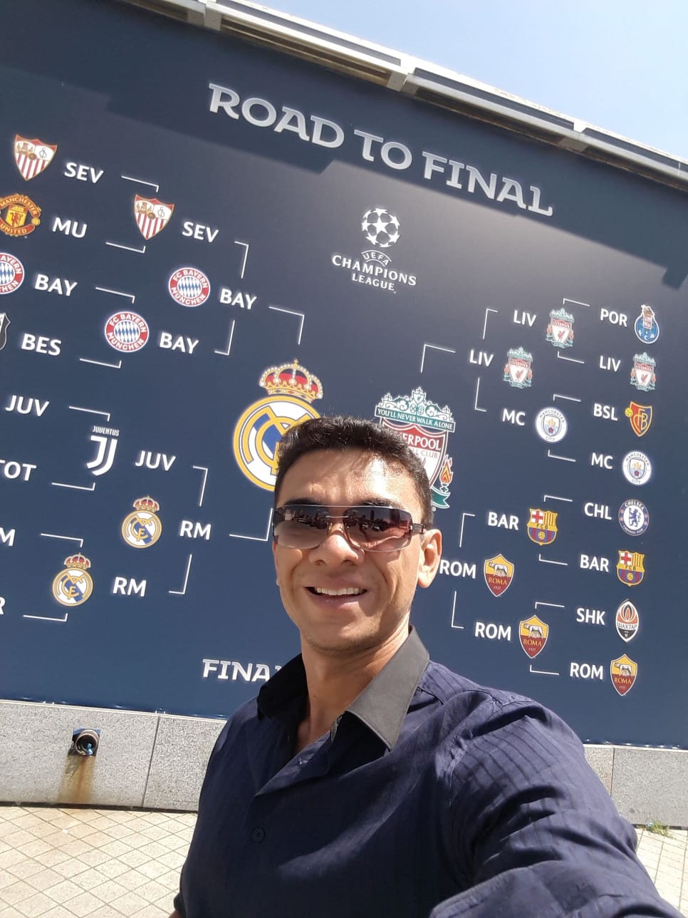 Road to Final — chaveamento oficial da UEFA Champions League 2018