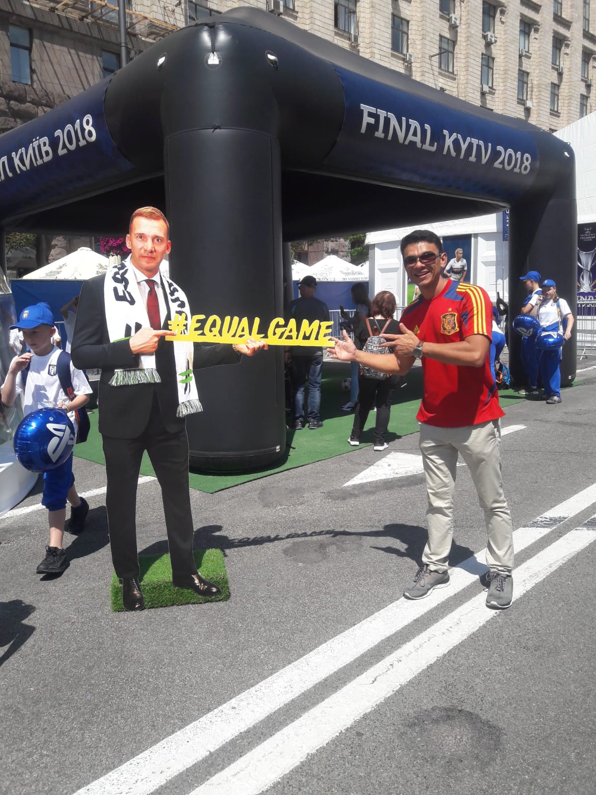 Ativação #EqualGame com Andriy Shevchenko